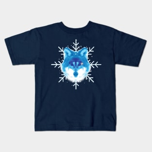 Winter Wolf Kids T-Shirt